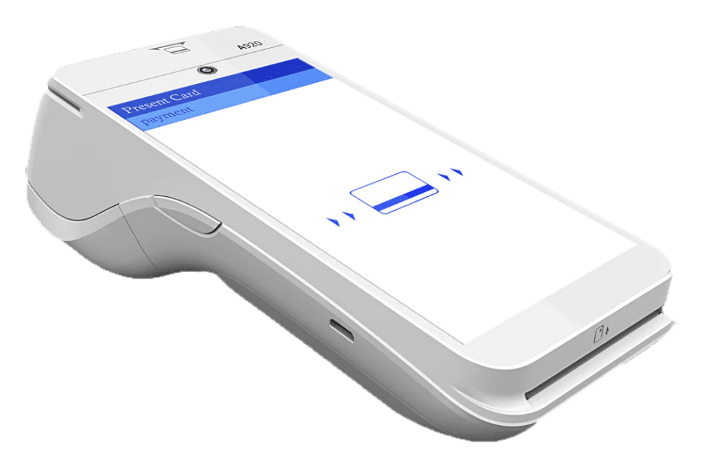 a920 side card on screen